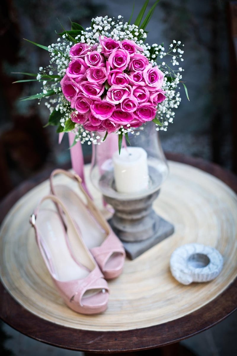 Wedding Bouquet on the Beach